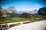 Fantastic views while you hike in Glacier Park